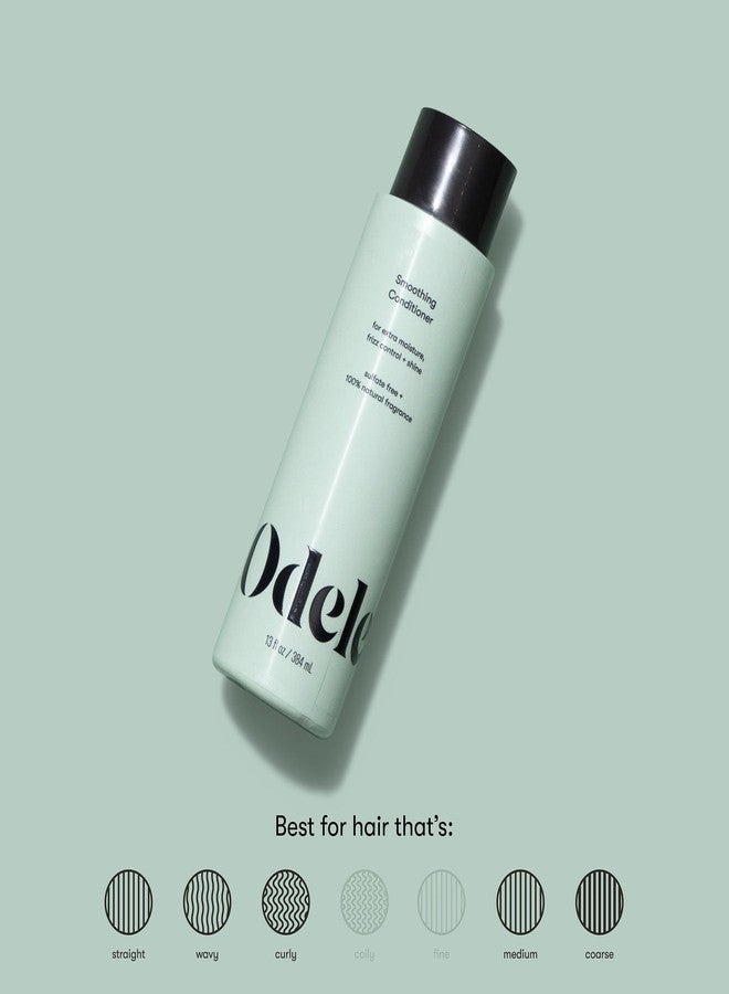 Odele Smoothing Sulfate-Free Conditioner for Extra Moisture, Frizz Control, Shine, and Straight to Curly Hair Types, 13 Fl Oz - Image 3